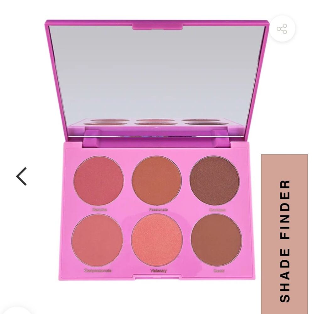RealHer You Are Brilliant Pro Blush Palette, 6 colors, MSRP $36